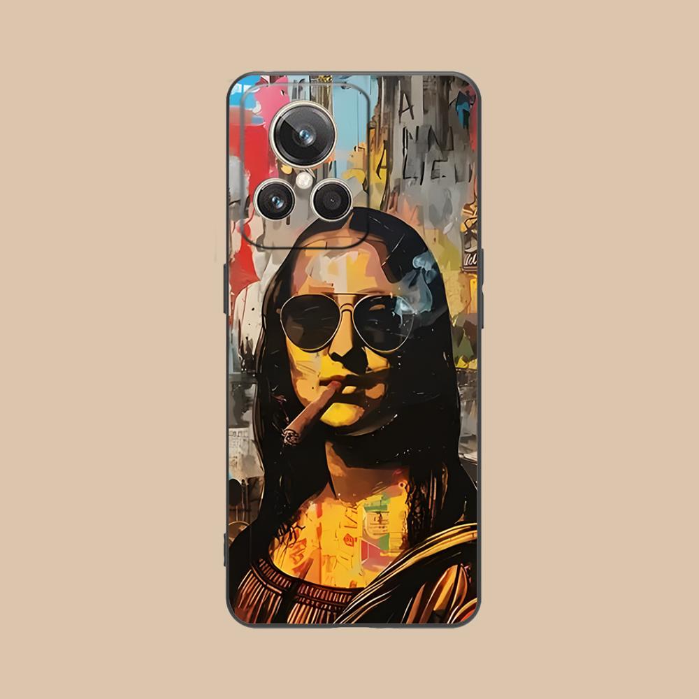 Graffiti Art Matte TPU Mobile Phone Case for Realme GT 8 Neo Pro C75 73 71 C67 65 C55 53 C35 31 C20 15 Colorful Cover
