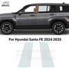Для Hyundai Santa FE 2024 2025 Пленка для фар, зеркал заднего вида, стоек B TPU Защитная пленка от царапин Предотформованная Прозрачная PPF Устойчивая