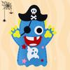 Human Skeleton DIY Hand Puppet Kits Pumpkin Halloween Puppet Hand Puppet Toy  Kids Party