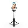 Selfie stick tripod for photos, telescopic with phone holder, 1m