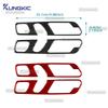 Real Soft Carbon Fiber For Mercedes Benz SLK R170 1996 1997 1998 1999 2000 2001 2002 2003 Inner Door Handle frame Trim Sticker