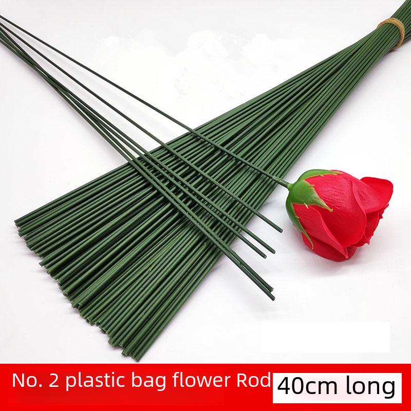 40 см зеленая резиновая флористическая проволока для самостоятельного изготовления композиций