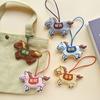 Bag Pendant Cartoon Horse Doll Hanging Ornament Horse Zodiac Brooch Bags Keys Accessory Statement Gift