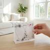 Transparent Flip Up Photocard Holder Cat Dog Photo Album Durable Card Display Rack  Birthday Gift