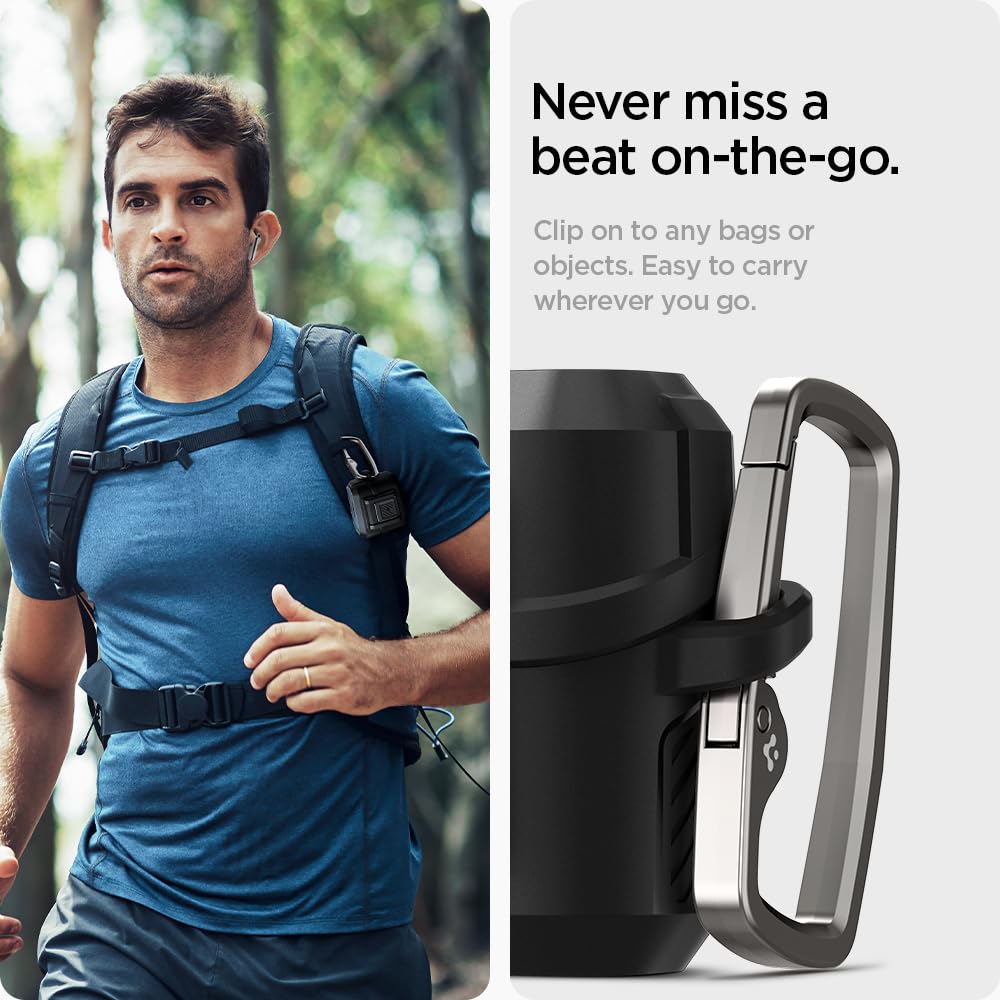 Spigen Galaxy Buds 3 3 Функция блокировки чехла Беспроводная зарядка Защита от потери с карабином Интегрированный противоударный чехол Поглощение ударов Зарядный индикатор