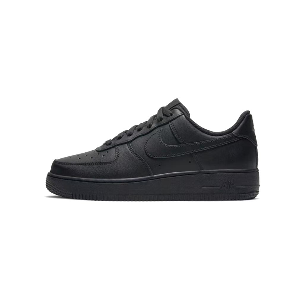 Nike Air Force 1 Macaron Leather Low top Skateboard Shoes Unisex Black Pink CW2288-001(Team997-)