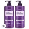 Кондиционер для волос Kundal с медом и макадамией, аромат White Musk, 1,058 л, 4 шт.
