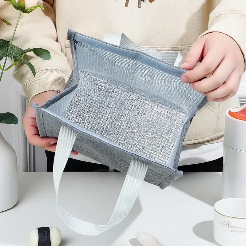 Многофункциональная Оксфордская сумка-холодильник большой емкости, водонепроницаемая портативная термосумка на молнии для хранения еды на открытом воздухе, пикника