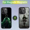 Чехол для телефона Levi Ackerman Атака Титанов Для iPhone 16,15,14,13,12,11,Pro,Max,Plus,Mini,SE Магнитная беспроводная зарядка Magsafe