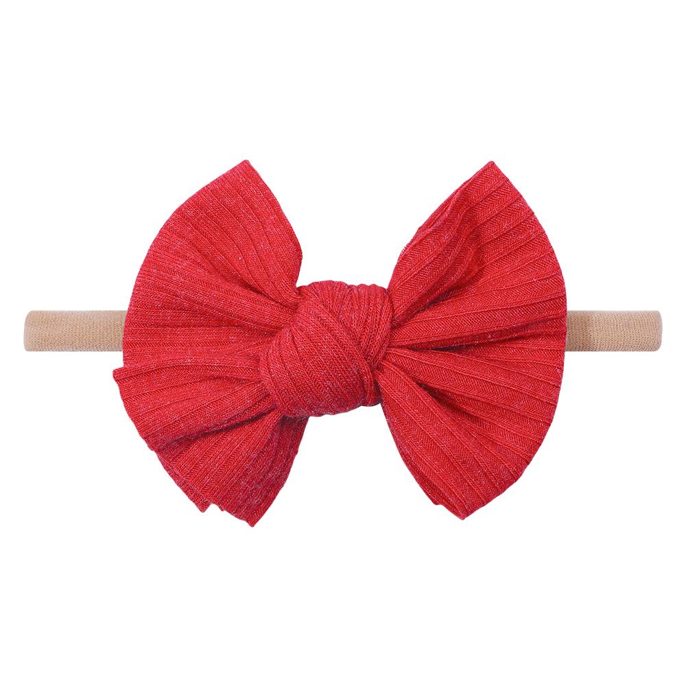 1/2 шт./лот Повязка на голову для новорожденного с бантами, нейлоновая повязка на голову для девочки, эластичные мягкие резинки для волос для детей, детские аксессуары для волос