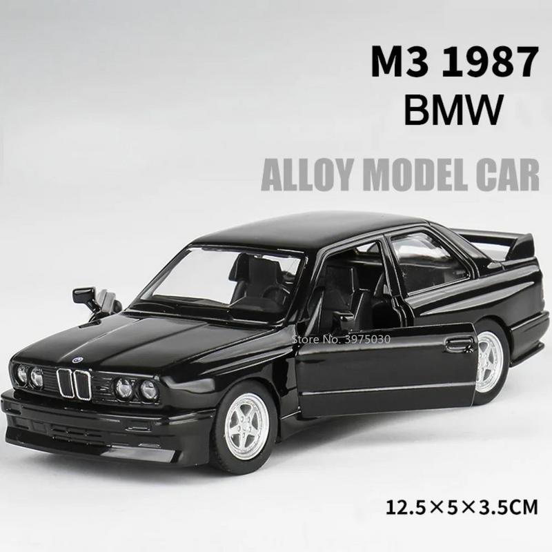Масштаб 1/36 M3 1978, кислородный автомобильный набор текста, литой под давлением металл, имитация отодвигающегося автомобиля, набор текста