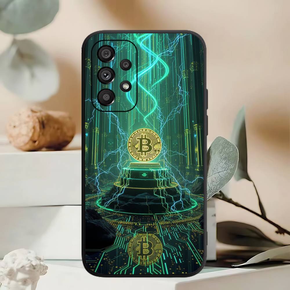 Роскошный чехол для телефона B-Bitcoin для Samsung A 52 53 21 32 13 12 71 31 51 40 72 73 70 22 42 50 30 20 21