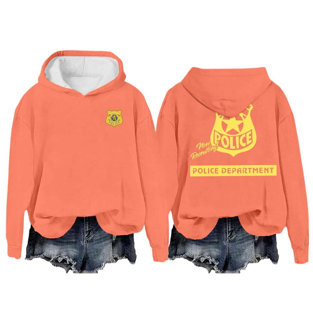 Women's Casual Long-Sleeved Pullover Hoodie With Print