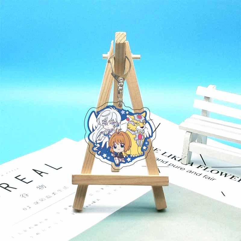 Cardcaptor Sakura Аниме Акриловый Забавный Брелок Аниме-Сувениры Подарок Девочке Брелок Подвеска на Сумку Сувенир Подвеска Украшение
