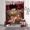 Популярный японский аниме SAKAMOTO DAYS Аниме Гобелен Хиппи Цветочные Настенные Ковры Декор для Общежития Дешевый Хиппи Настенное Украшение