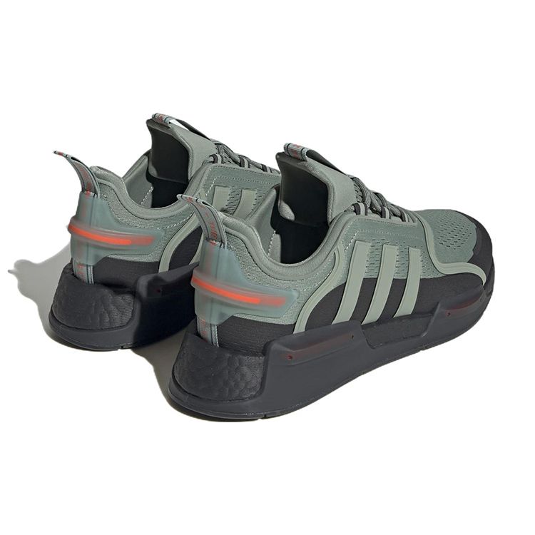 adidas Кроссовки NMD_V3 Серебристо-зеленый Карбон Унисекс Серый-Четыре HQ4444