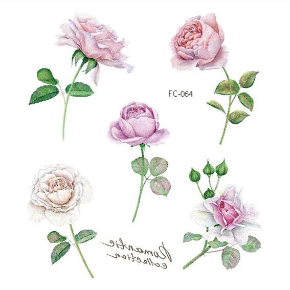 Татуировки с черной розой для женщин, большой размер, сексуальный дизайн с цветочным узором, водонепроницаемые поддельные татуировки для рук, боди-арт, рукав, наклейка для тела