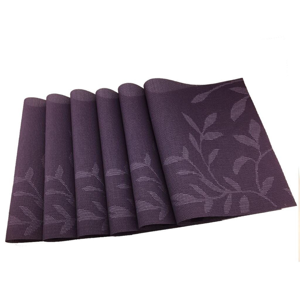 Набор из 6 декоративных виниловых салфеток из ПВХ для обеденного стола, коврик для белья, коврик для кухонной чашки, коврик для пива, коврик для подставок, Новый год