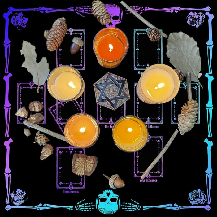 Скатерть для гадания Астрология Скатерть для Таро Гадания Скатерть для алтаря Аксессуары для настольной игры для гаданий