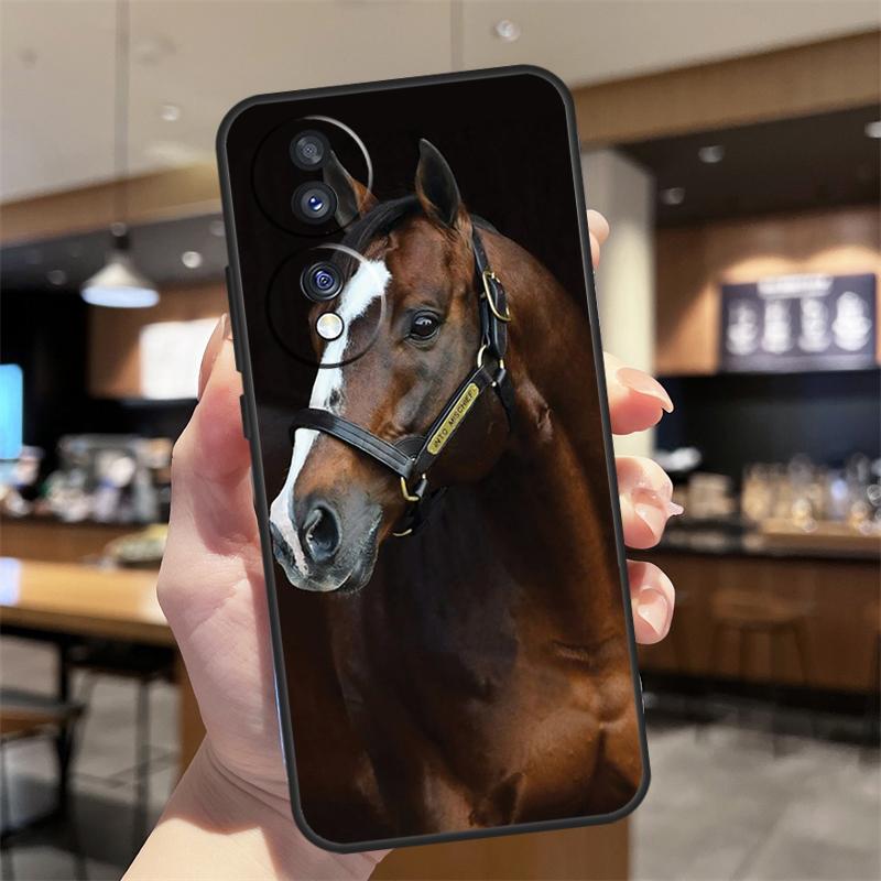 Чехол-подставка с изображением животного-скакуна, лошади для Honor Magic 8 6 7 Pro Honor 400 200 70 90 Lite X8b X8c X9a X9b X9c X9d Win RT Чехол