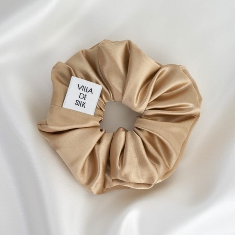 VILLA DE SILK Резинка для волос из 100% шелка высокой плотности (2colors)