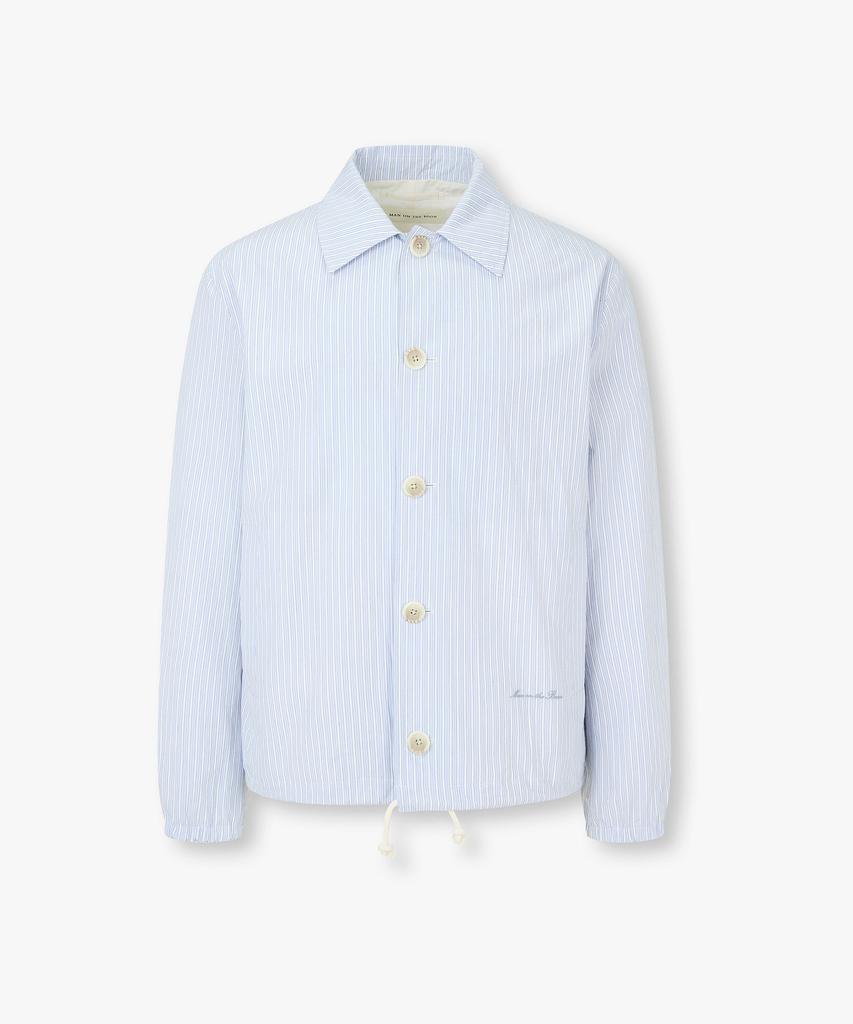 Man On The Boon Light Cotton Coach Jacket_Blue 4716109018