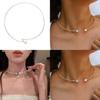 Chic And Stylish Heart Rhinestone Choker Necklace For Trendy Women In 2023