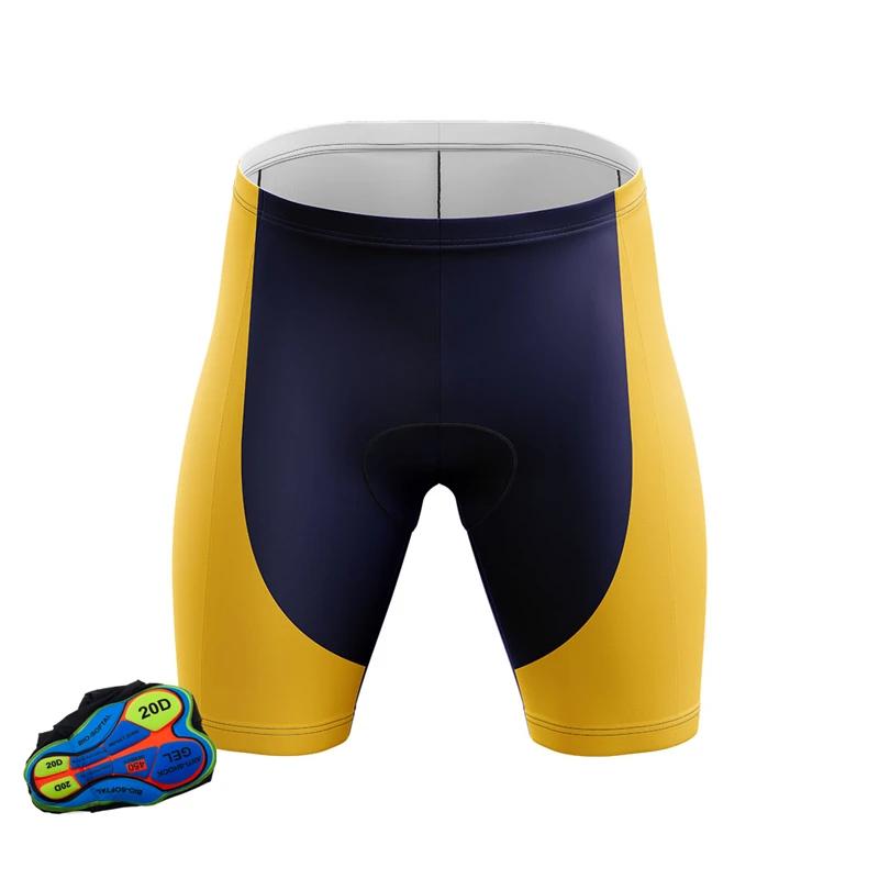 Professionally Team 20D Gel Padded Cycling Shorts Men Bicycle short Pants Bike Trousers Tights Sports Wear Bycicle Clothes