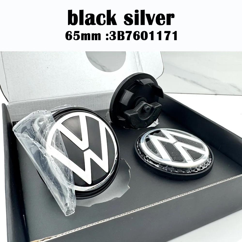 New 2026 4pcs For Volkswagen VW Golf Polo GTI Touran CC (65mm #3B7601171)( 56mm #1J0601171) Floating Car Wheel Center Caps Hubcap Cover EK1