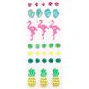 Stickers and Rhinestones - Graine Créative - Flamingo - 30 Pieces - Scrapbooking Decoration - Mixed