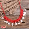 Women Natural Sea Cowrie Shell Summer Jewelry Rope Chain Choker Necklace Bohemian Shells Choker Girl Friendship Gifts