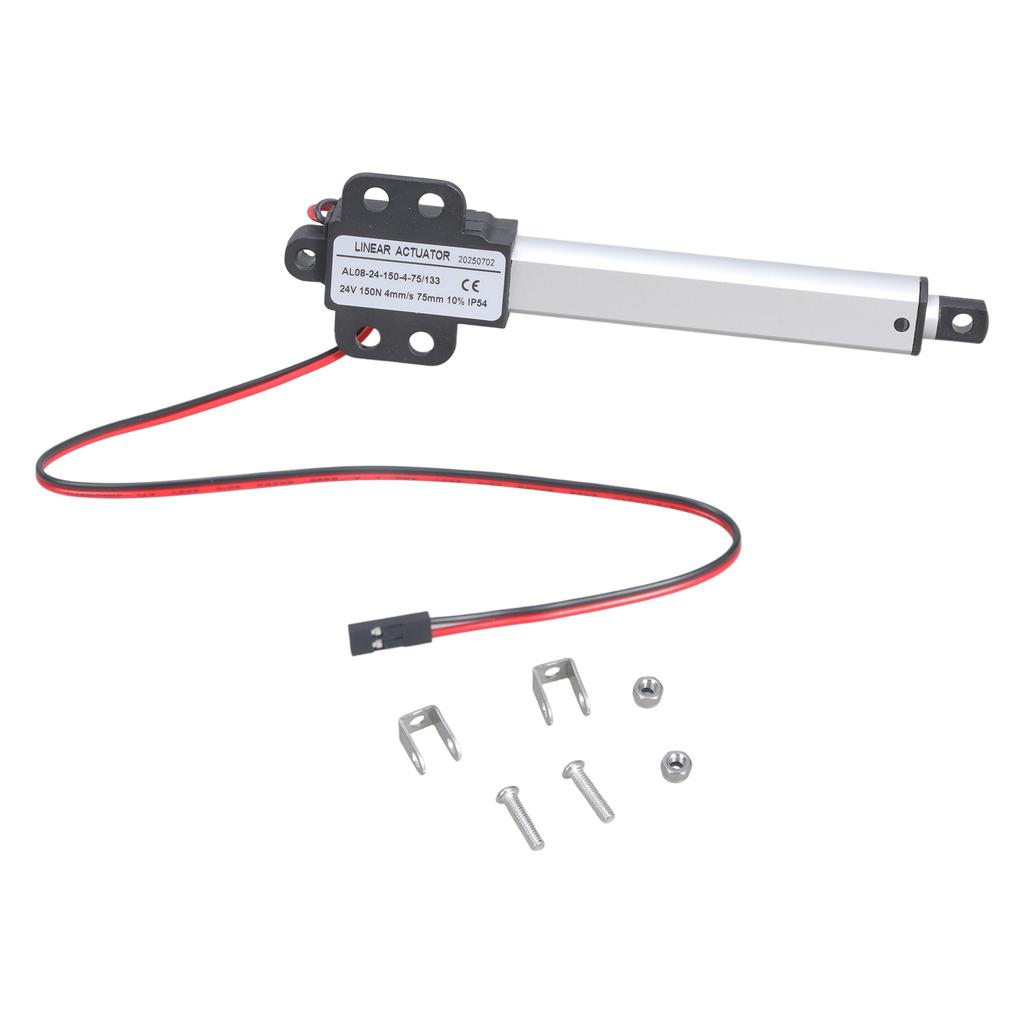 Малый электрический линейный привод 24 В Малошумный Защита от короткого замыкания Телескопический Малый привод движения Простой в использовании