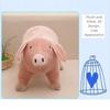 Simulated Pet Sleeping Toy Comforting Pink Pig Stuffed Animal  Christmas