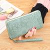 Embossed Zip Clutch & Phone Wallet for Ladies