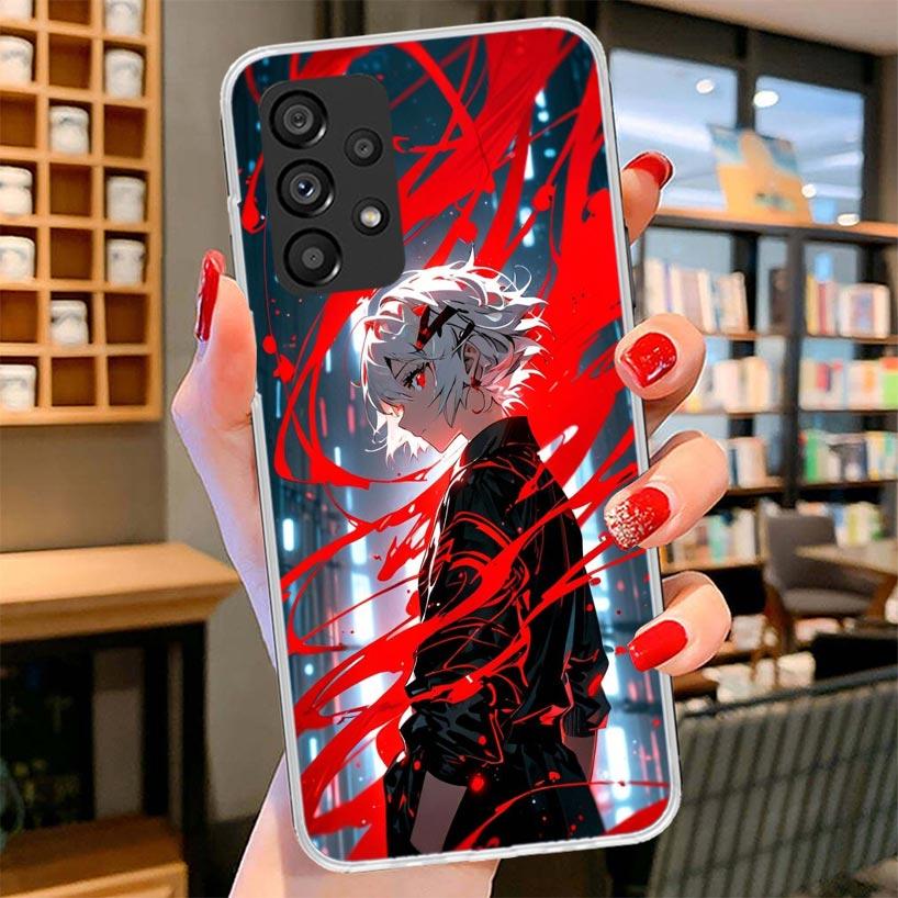 G-Ghoul Tokyo Touka Kirishima Phone Case For Samsung Galaxy A12 A22 A32 A52 A72 A02S Phone Case Note 20 Ultra 10 S10 Plus A51 A7