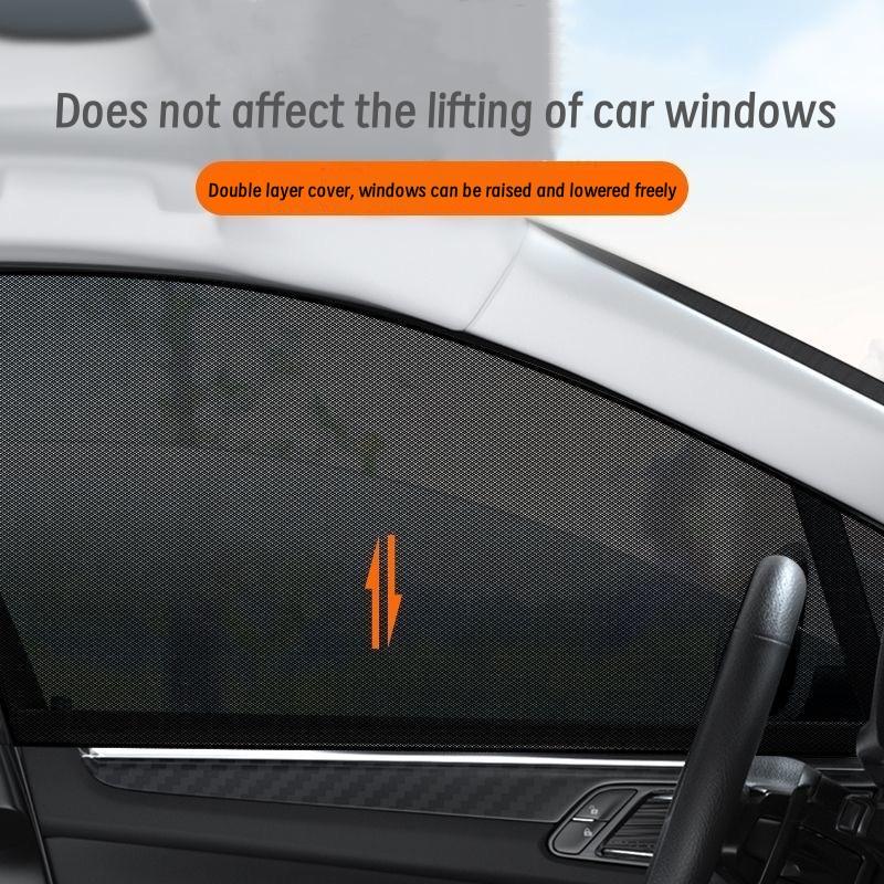 Сетка от комаров на окно автомобиля, Сетка для защиты от солнца, Защита от солнца, Дышащая вентиляционная шторка, Защитное оборудование для автомобиля