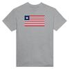 Футболка - PIXELFORMA - Drapeau du Liberia - Gris - 100% хлопок - Manches Courtes
