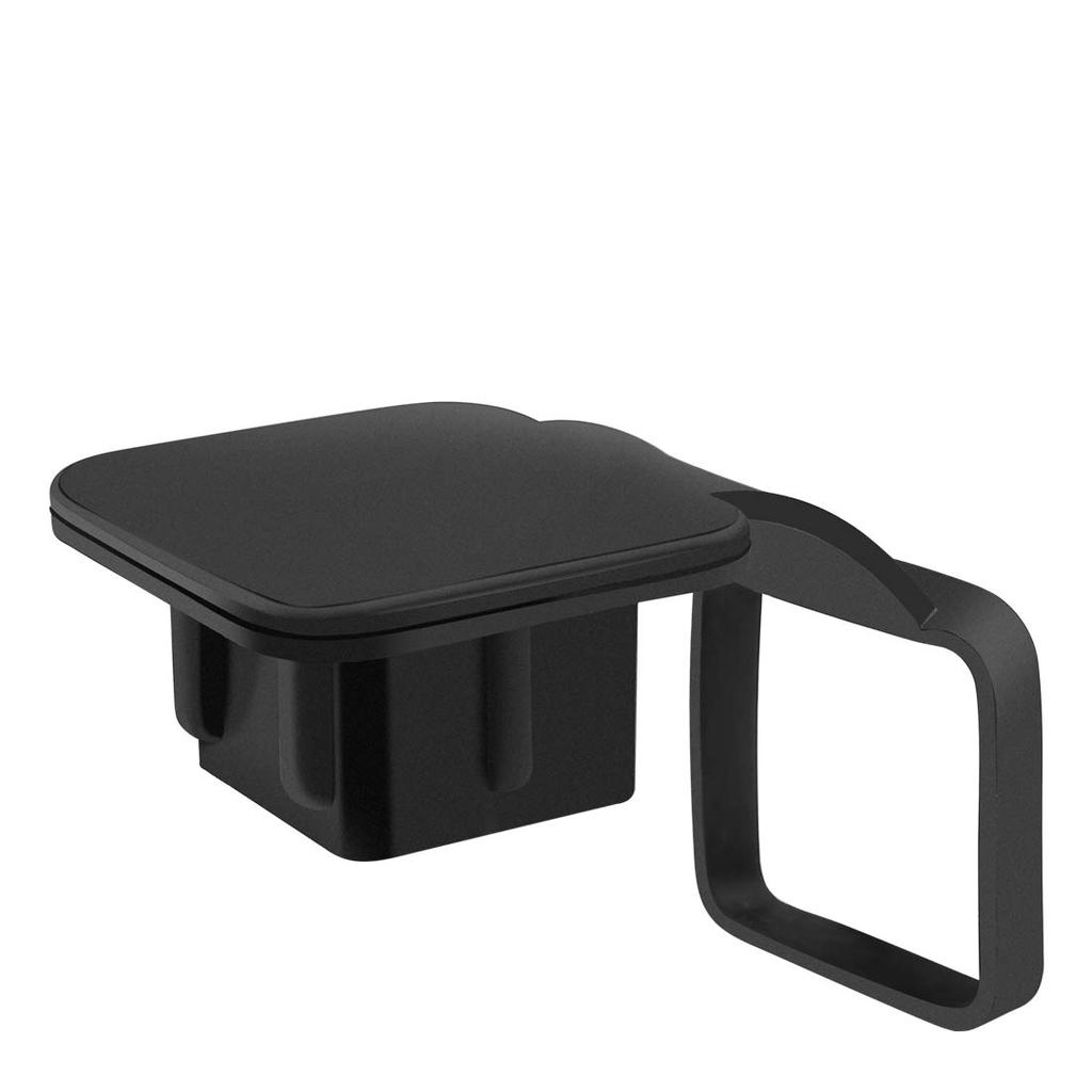 2 Inch Trailer Hitch Cover Tube Cover Plug Cap Rubber Fits 2 Inch Receivers Class 3 4 5 for Toyota Ford Jeep Chevrolet Nissan