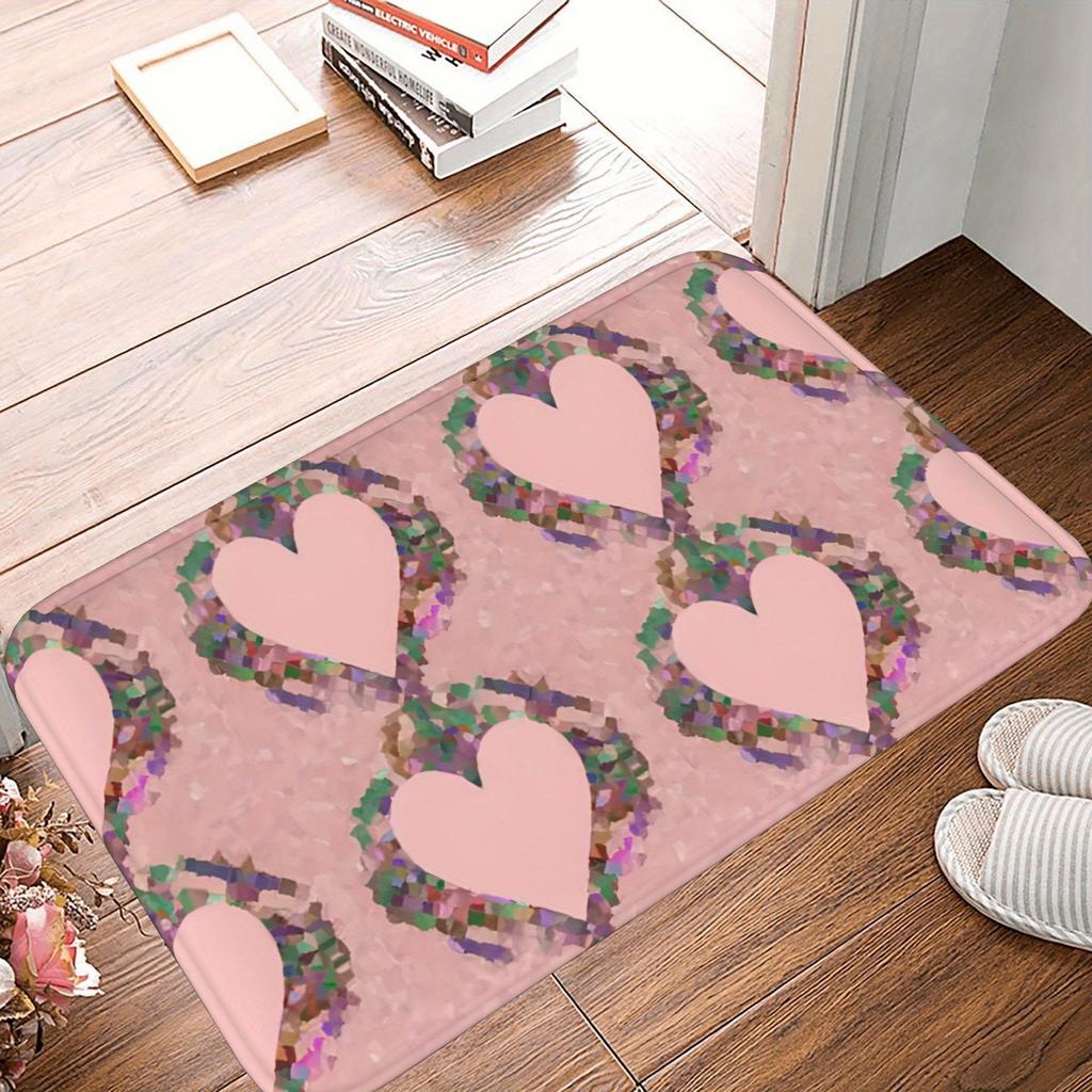 1 шт. Синий коврик для кухни с рисунком бантика, нескользящий коврик для двери, поп-дизайн, коврик для ванной, коврик для ванной, ковер для дома, для раковины, прачечной, декор