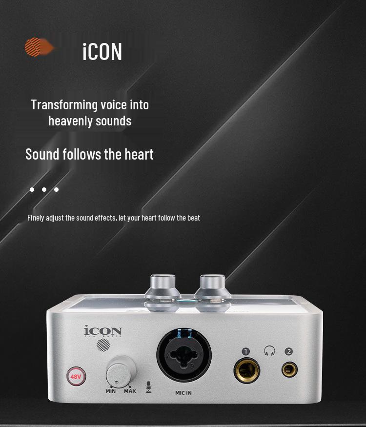 ICON 2nano+ Универсальная звуковая карта и набор микрофонов для прямых трансляций