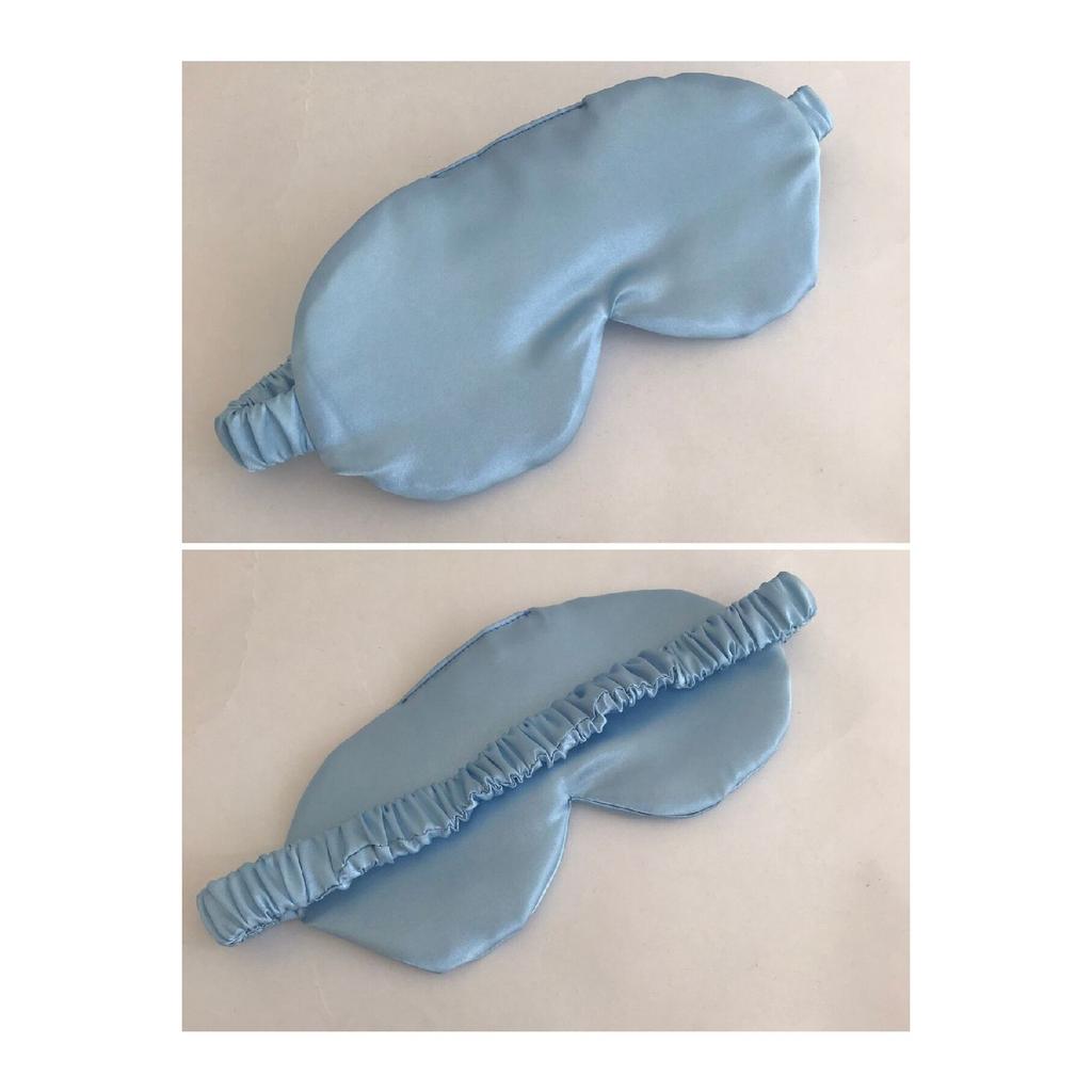 Атласные черные очки для сна/повязка на глазу