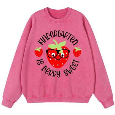 Детский сад - это очень мило Женский винтажный выстиранный хлопок Тонкий стиль Толстовка Пуловеры Толстовки Повседневные Свободные Топы