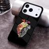 Flower Heart Phone Case for iPhone 17 16 15 Pro Max Air 14 13 12 11 Plus Shockproof Cover