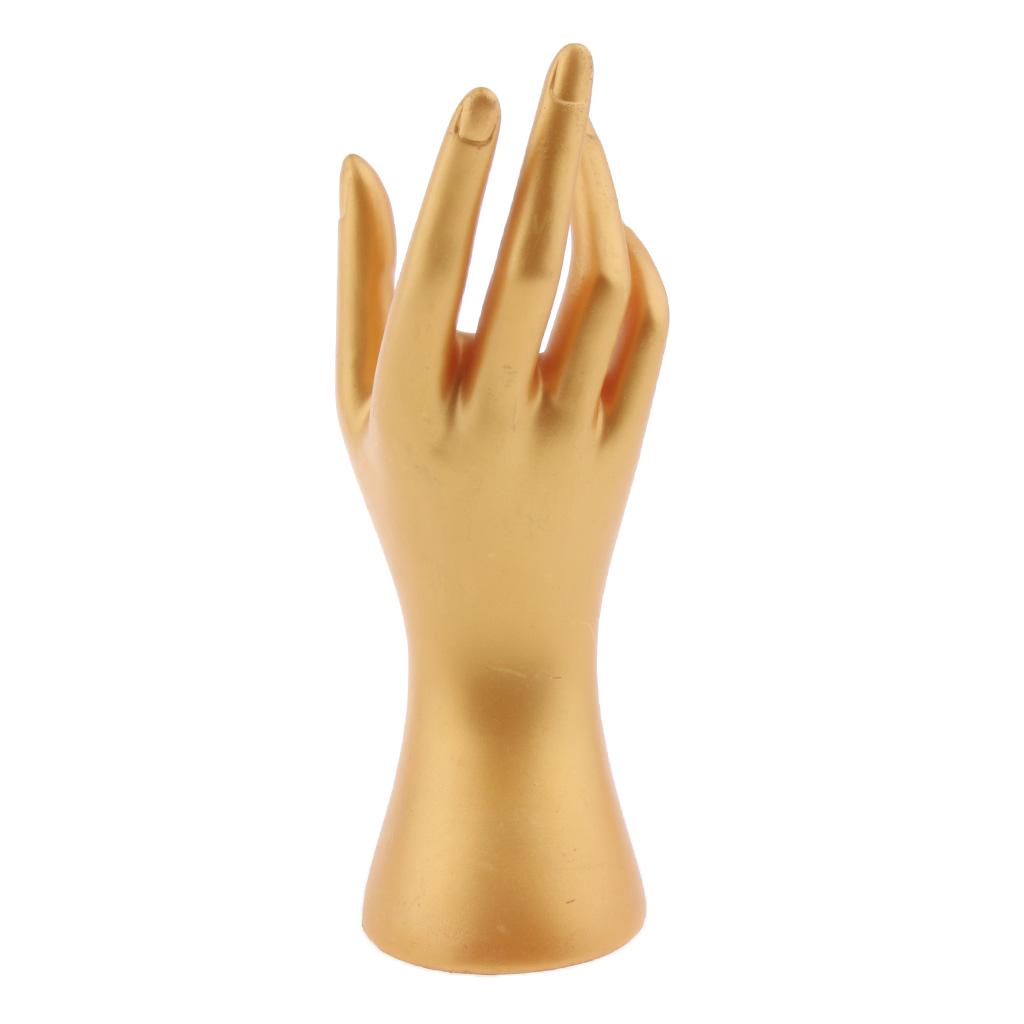 Белая пластиковая женская манекен-рука для демонстрации ювелирных изделий