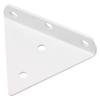 Настенный треугольный кронштейн белый 1 шт. Мебель