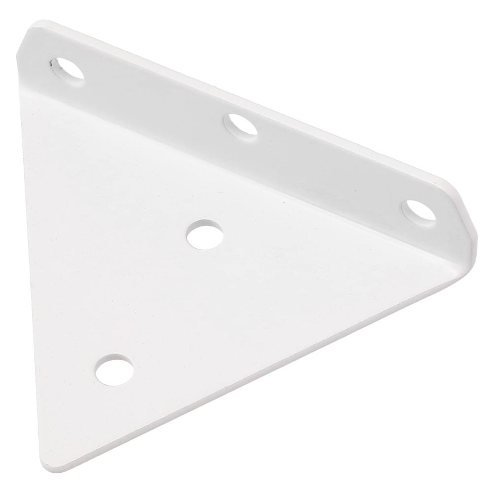 Настенный треугольный кронштейн белый 1 шт. Мебель