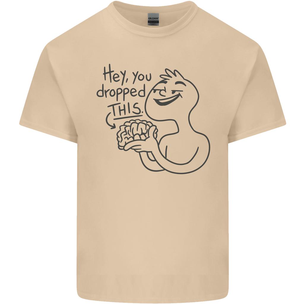 U Dropped Your Brain Sarcastic Dumb Stupid Unisexs Light Cotton TShirt