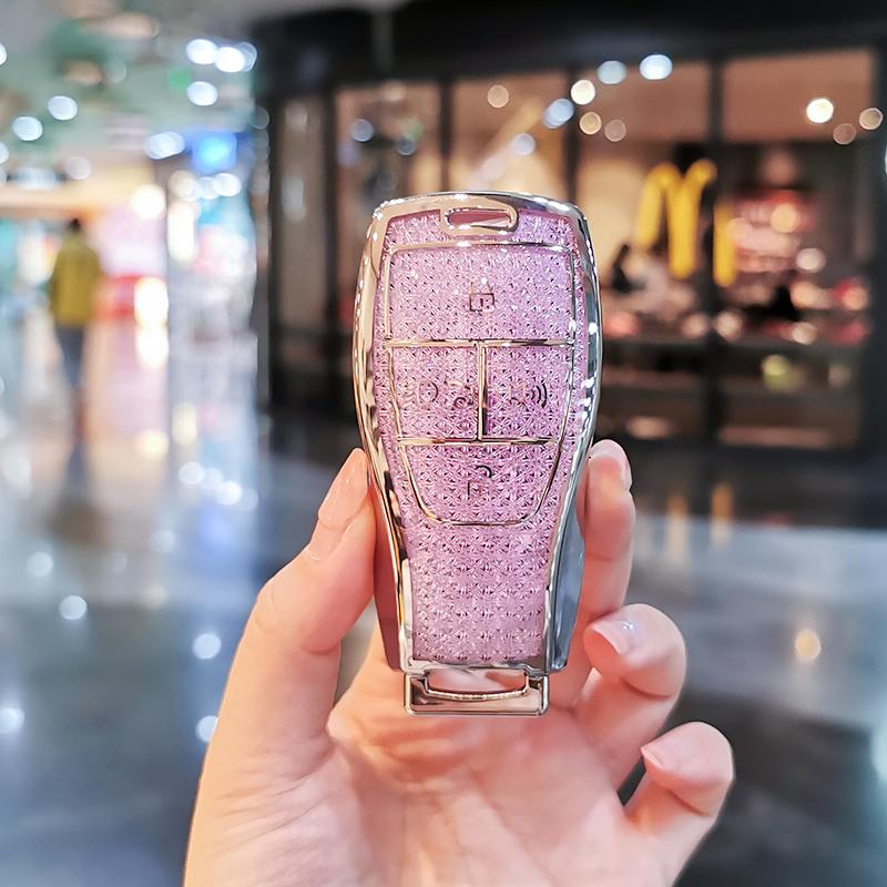 Beijing BJ40 Key Case for X7, BJ60/80/BJ30, and BAIC EU5 Plus/EU7 Senova D50 Shell Buckle Bag