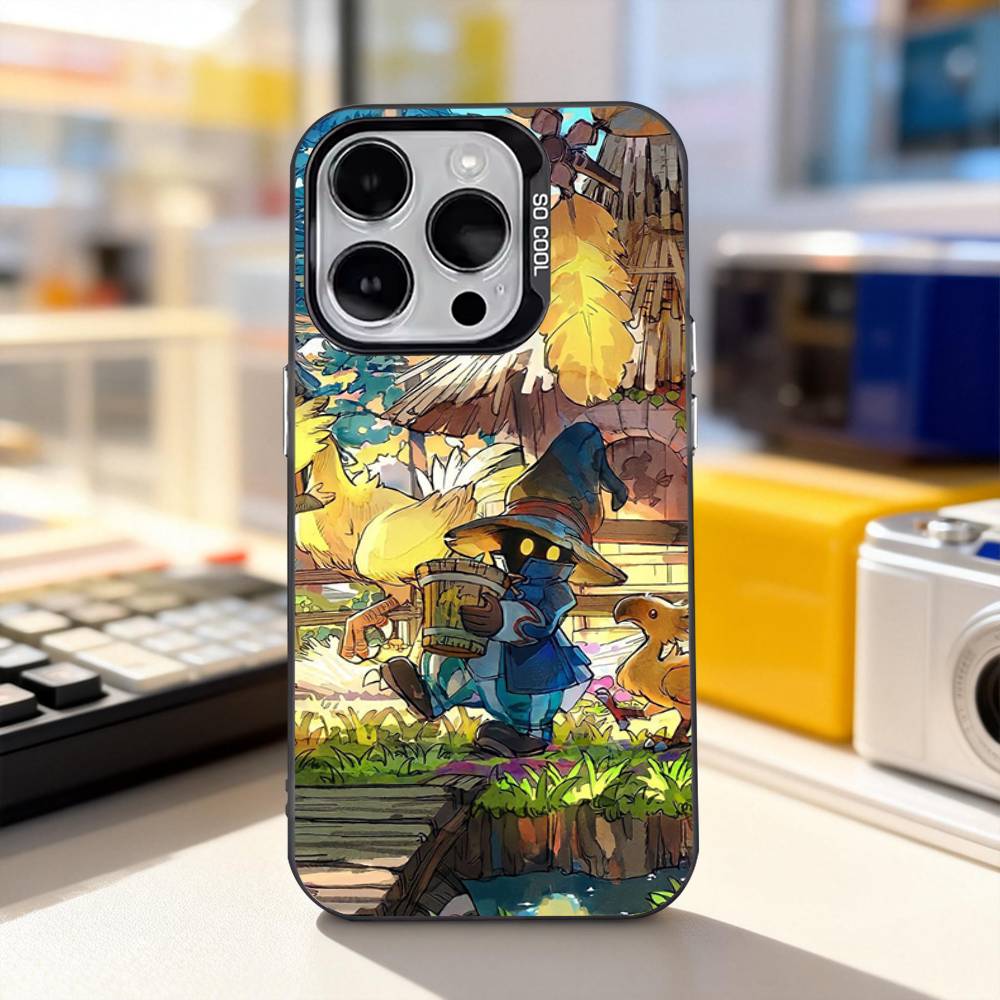 F-Finals-Fantasy Vivi Для iPhone 11,12,13,14,15,16,17,Pro,Max,Plus,E,Air,Mini Чехол для телефона IMD Матовый Черный