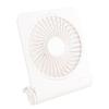 Настольный вентилятор 3 скорости Низкий уровень шума Портативный Перезаряжаемый Мини-вентилятор для автомобиля Дома Кемпинга Белый